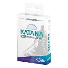 Ultimate Guard 100 - Katana Inner Sleeves Standard Size - Transparent - UGD011337(NT 240)日製卡套-標準尺寸透明
