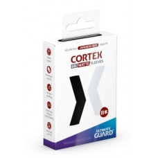 Ultimate Guard 60 - 消光皮革卡套 - 日規尺寸 - 黑色 - Cortex Sleeves Japanese Size - Matte Black - UGD011165